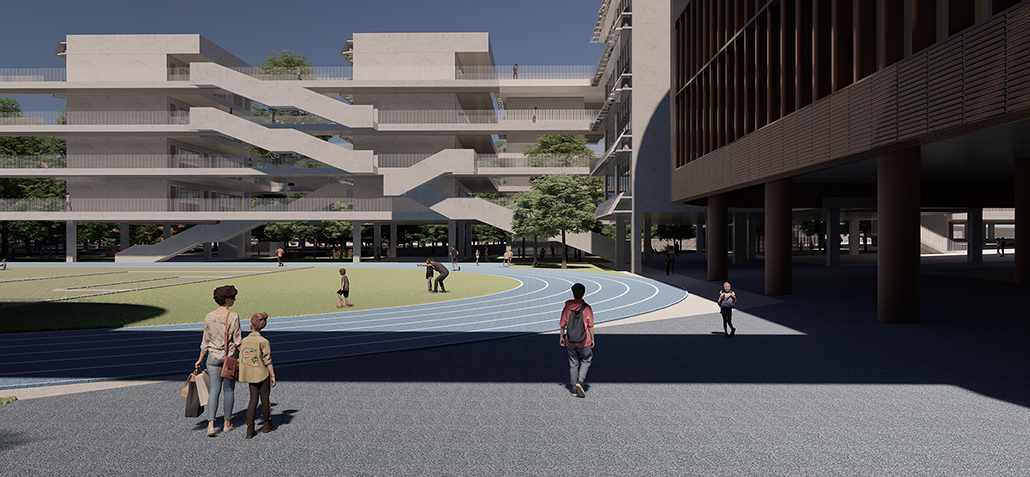 吉华街道水径九年一贯制学校新建工程（方案设计） – 汤桦建筑设计事务所